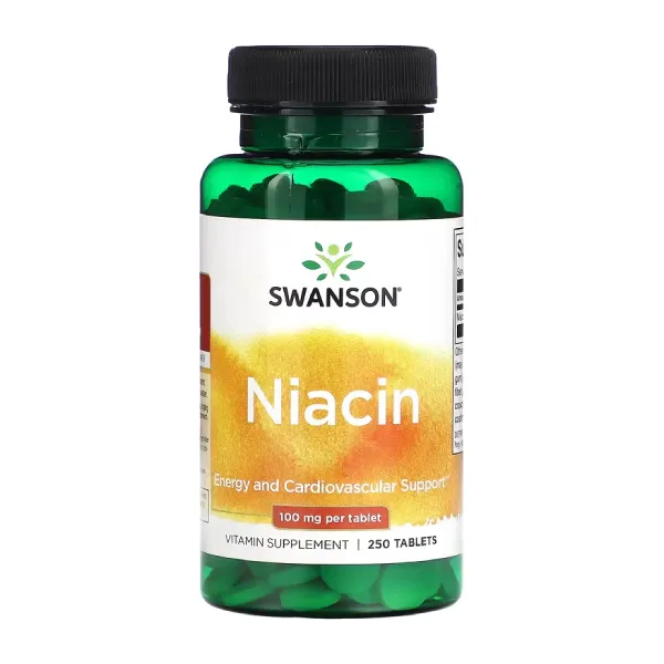 قرص نیاسین سوانسون (Swanson Niacin)