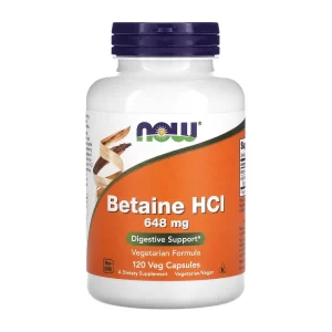 بتائین هیدروکلراید ناو فودز (NowFoods Betaien Hydrochloride)