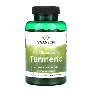 مکمل زردچوبه سوانسون (Swanson Turmeric)