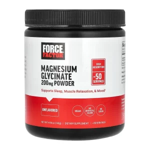 منیزیم گلیسینات فورس فاکتور (ForceFactor Magnesium Glycinate)