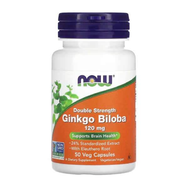 کپسول جینکو بیلوبا ناوفودز (NowFoods Ginkgo Biloba)