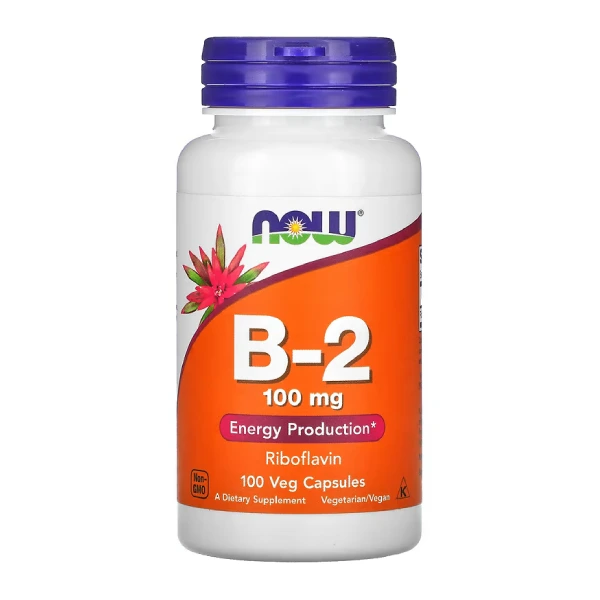 قرص ویتامین B2 ناوفودز (NowFoods Vitamin B2)